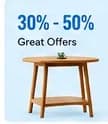 30% – 50% OFF